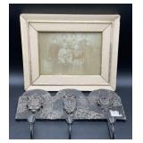 Antique Family Portrait Photograph in an off