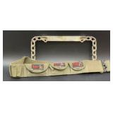 Vintage Cruiser Accessories Chrome License Plate