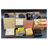 Vintage Photography Accessory Lot with Polaroid