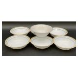 Six Assorted Bowls Including Five Corelle and One