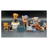 Flambro Teddy Bear Music Box & Assorted Bear