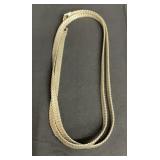 Silver-Tone 29in Herringbone Necklace, Rhinestone