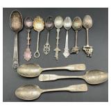 4 Vintage collectives spoons, One George