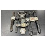 9 Watches. Vintage Lorus Expansion Band Watch,