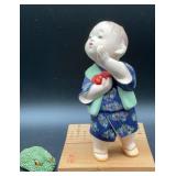 Japanese Ichimatsu-Style Doll Figure 7.5 in tall