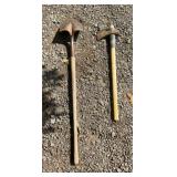 Fiberglass Handle Splitting Maul and Round Head