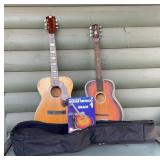 2 Vintage Project Acoustic Guitars, Silvertone