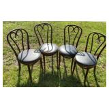 Vintage Set of Four L. & B. Products Bentwood