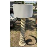 Vintage Twisted Barley Twist Floor Lamp with