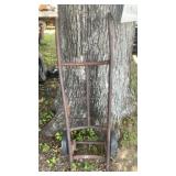 Vintage Steel Barrel Dolly / Drum Truck, Heavy