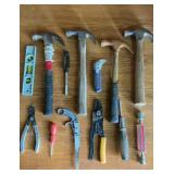 Mixed Hand Tool Lot ï¿½ Hammers, Screwdrivers, Wire