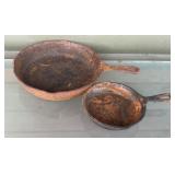 Vintage Lodge Cast Iron Skillet Set, Includes No.