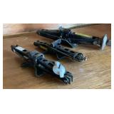 Lot of 3 Automotive Scissor Jacks (small, med &