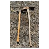 Vintage Pick Mattock & Rock Pick Tool Lot