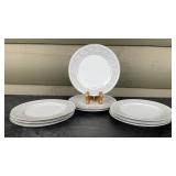 9 Imperial China Whitney Pattern salad Plates by