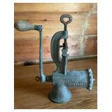 Antique Enterprise No. 10 Cast Iron Meat Grinder