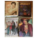 Classic Rock & Elvis Music Book Collection (4