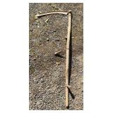 Antique Grass Hook / Brush Scythe with Wooden