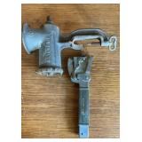 Vintage Enterprise No. 10 Meat Grinder & Bostitch