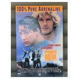 Vintage Point Break Movie Poster, Patrick Swayze,