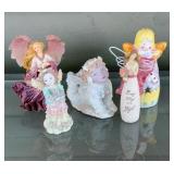 Vintage Angel Decor, one Angel has Broken Wing
