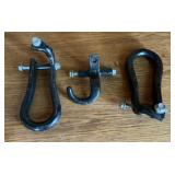 Trailer Tow Shackles & Chain Hooks ï¿½ 3 Pieces