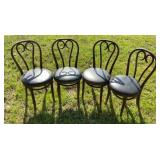 Vintage Set of Four L. & B. Products Bentwood
