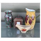Decorative Accent Group Featuring Mosaic Glass