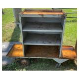 Industrial Rolling Steel Shop Cart / Parts