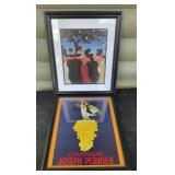 Framed Jack Vettriano & Joseph Perrier Champagne