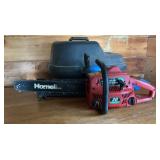 Homelite 20 Chainsaw with 16ï¿½ Bar & Carrying Case