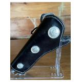 Custom Western Revolver Holster w/ Silver C