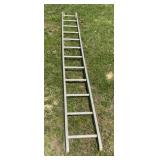 12ft aluminum extension ladder inner section only