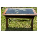 Whalen Furniture Contemporary Glass-Top Writing