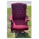 Vintage Tufted Executive Swivel Office Chair in
