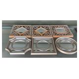 Set of 6 Decorative Wall Mirrors ï¿½ Assorted