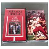 2 Unopened Nebraska Cornhuskers Football VHS