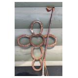 Decorative Horseshoe Wall Art 18in long x 15in