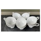 10 Imperial China Whitney Pattern Saucer Set by