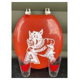 University of Arkansas Razorbacks Themed Toilet