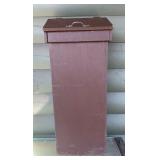 Rustic Wooden Tilt-Top Potato & Onion Storage