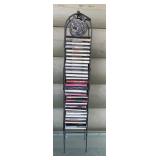 Decorative Metal CD Rack with 25 + Country,