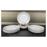 11 Imperial China Whitney Pattern saucer Plates
