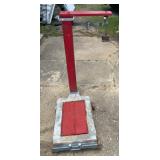 Vintage Howe Cast Iron Platform Scale, Industrial