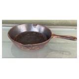 Cast iron skillet, 8.75 inches wide