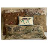 Lot of Decorative Accent Throw Pillows ï¿½ Safari
