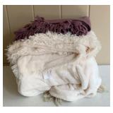 Faribault Wool Throw & Assorted Blankets