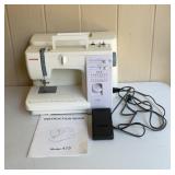 Janome Model 415 Sewing Machine with Foot Pedal,