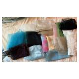 17 Vintage Designer Scarf & Wrap Lot ï¿½ Lace,