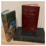 Vintage Holy Bible & Amplified New Testament